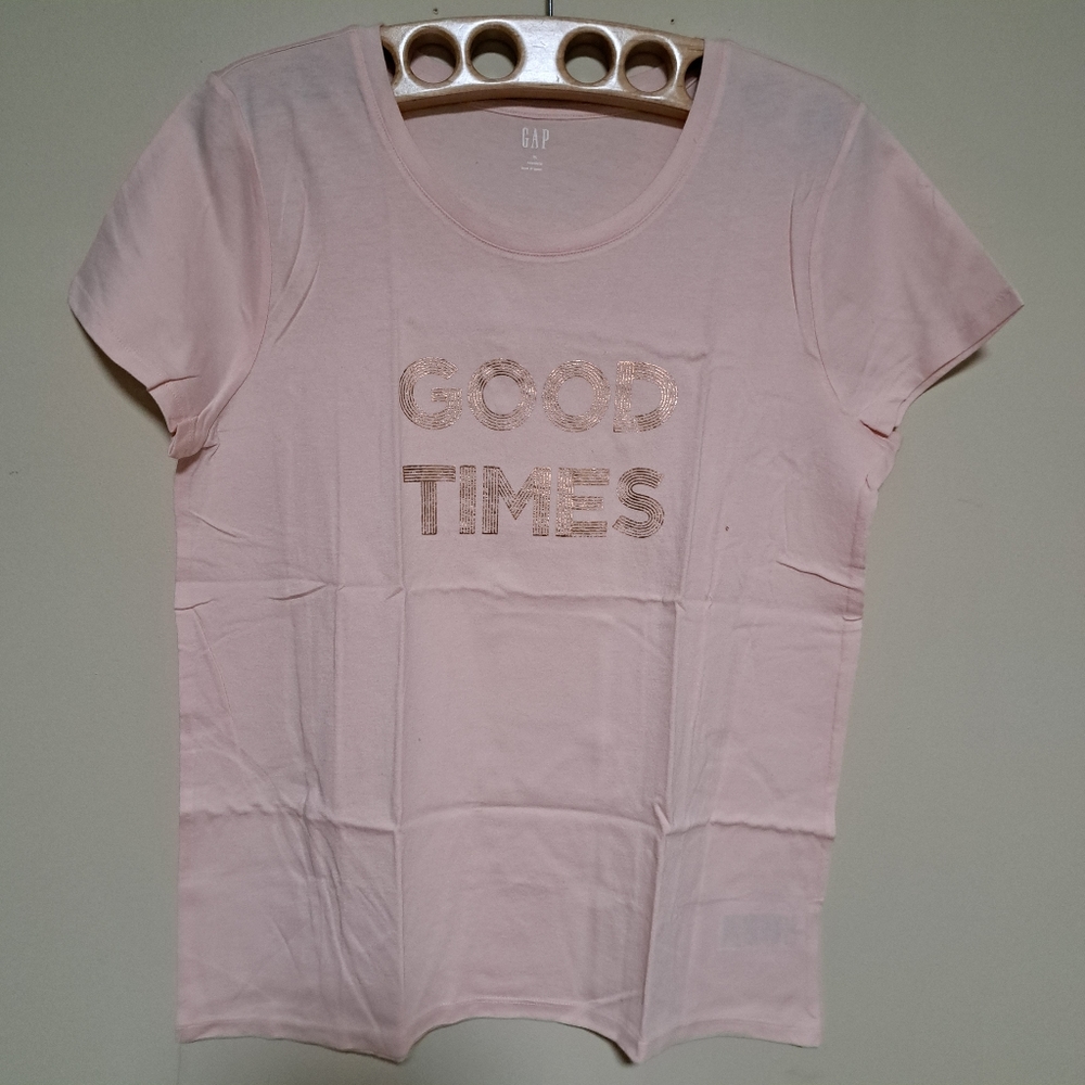 Gap "Good Times" Soft Pink Tees Size XL